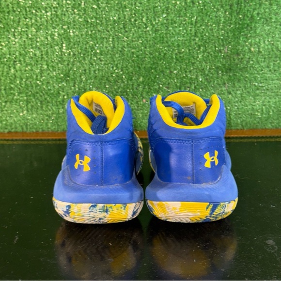 Under Armour Jet ‘21 Royal Blue Yellow 3024794-400 Gradeschool Boys Size 4.5Y - Picture 4 of 6
